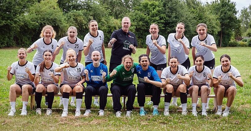 Teamfoto der 1. Frauen der HSG Linden