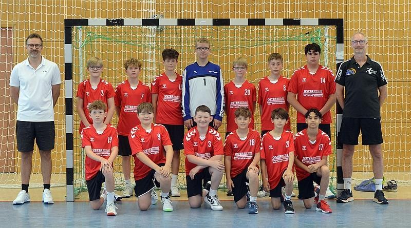 Teamfoto der männlichen C-Jugend der HSG Linden