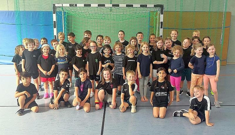 Die Minis der HSG Linden beim Training