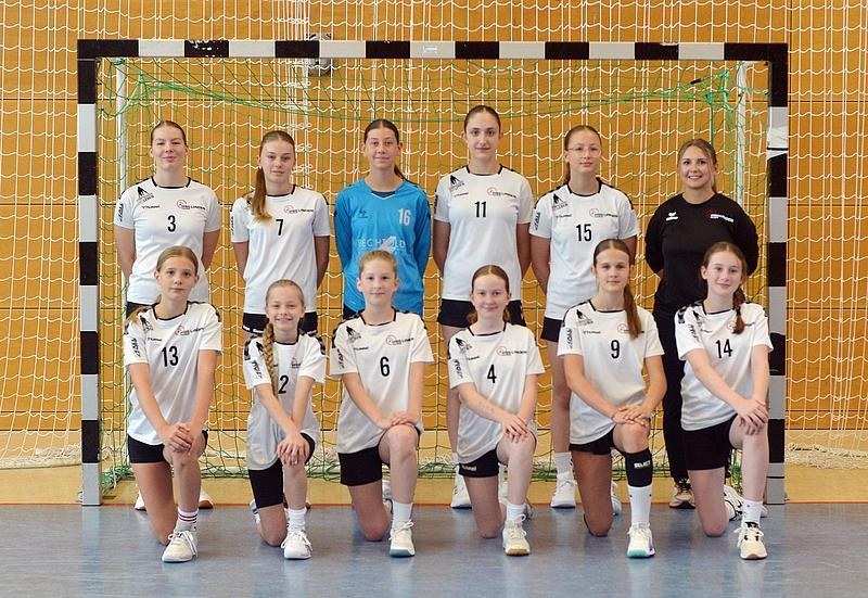 Teamfoto der weiblichen C-Jugend der HSG Linden